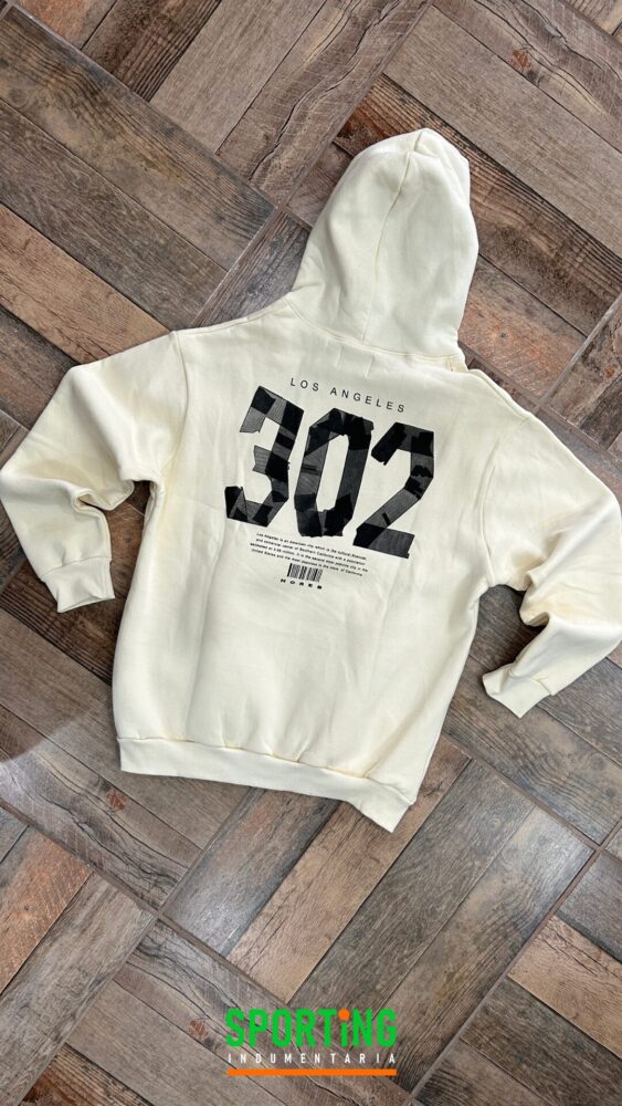 Buzo Hoodie "302 Los Angeles"
