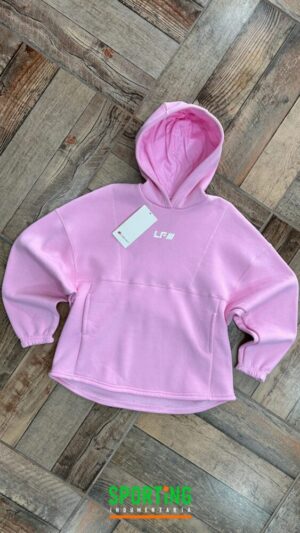 Buzo Hoodie Rosa LF