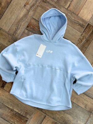 Buzo Hoodie Celeste LF