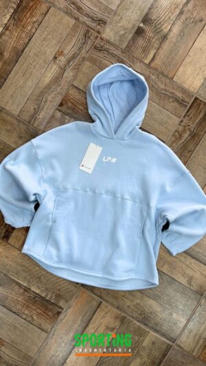Buzo Hoodie Celeste LF