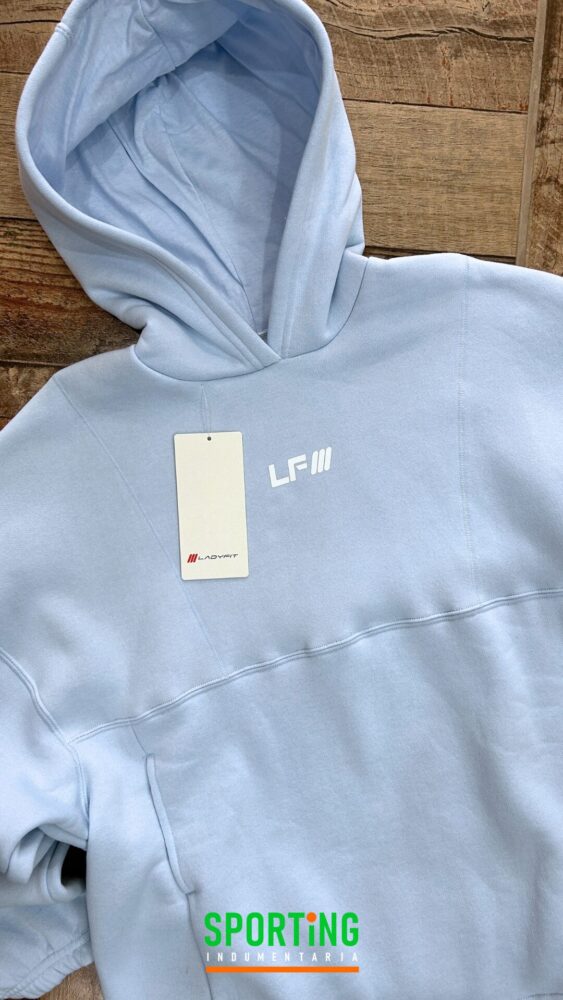 Buzo Hoodie Celeste LF