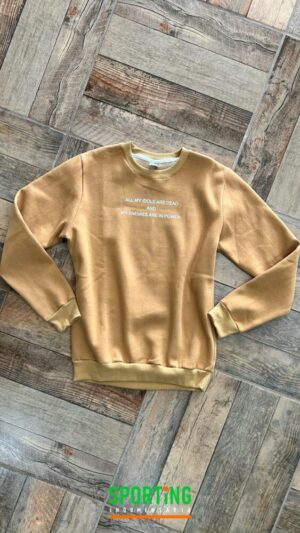 Buzo frisa cuello redondo