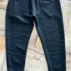 Pantalón jogger básico con puños – Negro