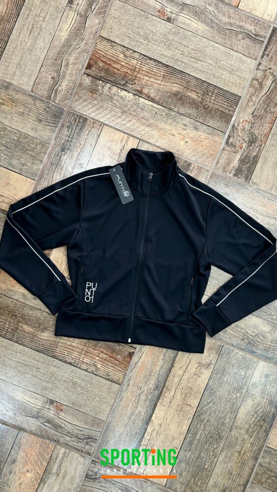 Campera deportiva con cierre
