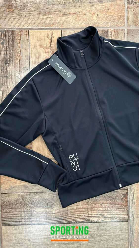 Campera deportiva con cierre