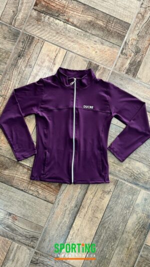 Campera deportiva entallada con cierre