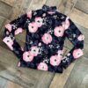 Campera deportiva con estampa floral