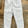 Jogger de polyester – Blanco