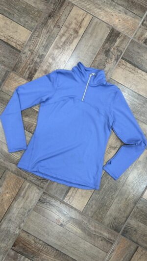 Buzo Running Verde con Cierre 1/4