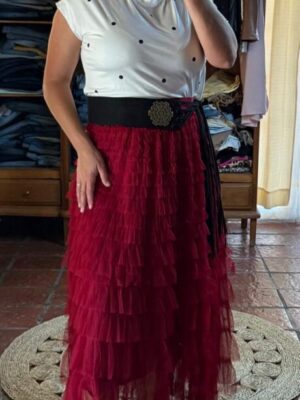 Pollera Tul en Capas