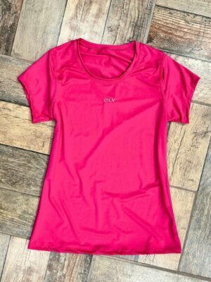 Remera Deportiva "CLV" Fucsia