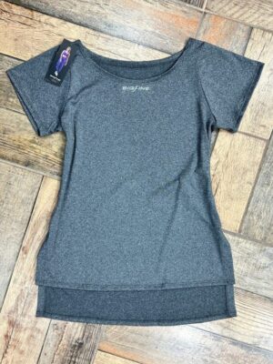 Remera deportiva BIG FINE – Gris Melange