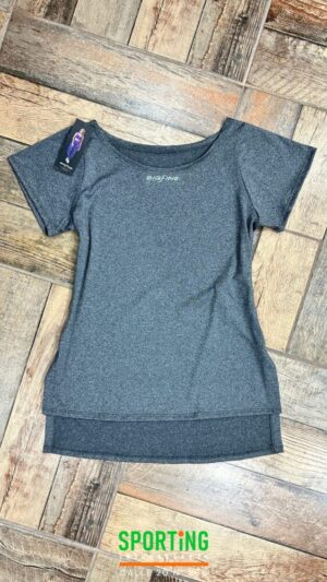 Remera deportiva BIG FINE – Gris Melange