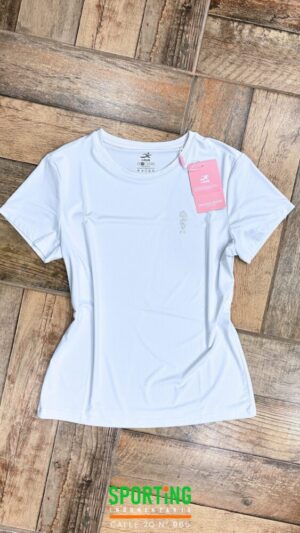 Remera Deportiva Mujer I-RUN – Blanca