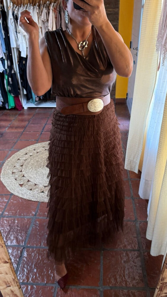 Pollera Tul en Capas