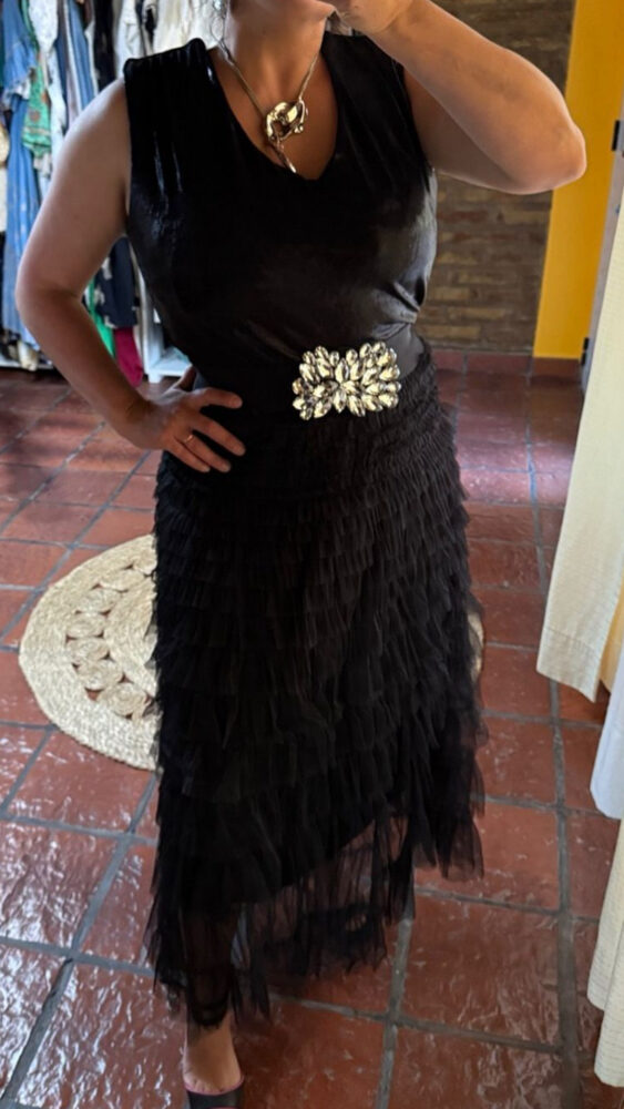 Pollera Tul en Capas