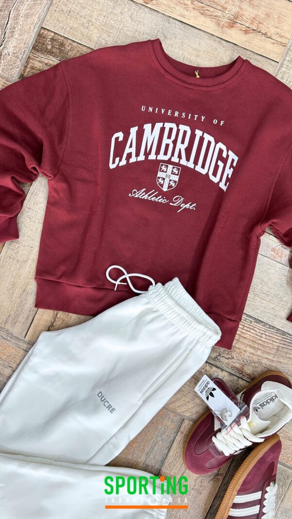 Buzo Cambridge Bordo