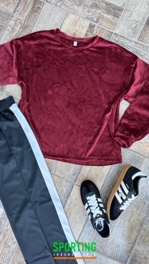 Buzo Plush Bordo Oscuro